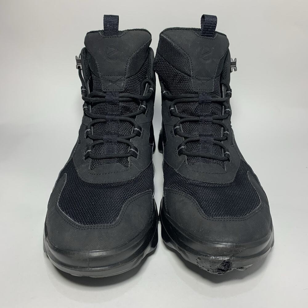 Ecco Mx Gtx Boots Men’s Size 12 -12.5 Black Gore-Tex Fluid Form Read Description